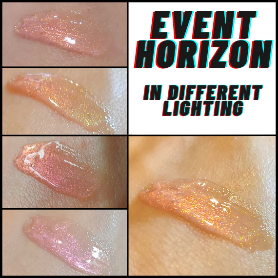 Event Horizon - Coral-Orange-Gold Iridescent Lip Gloss