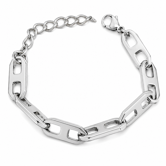 Industrial Crush - Stainless Steel Chain Bracelet