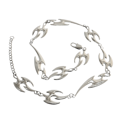 Arclight – Stainless Steel Blade Link Necklace